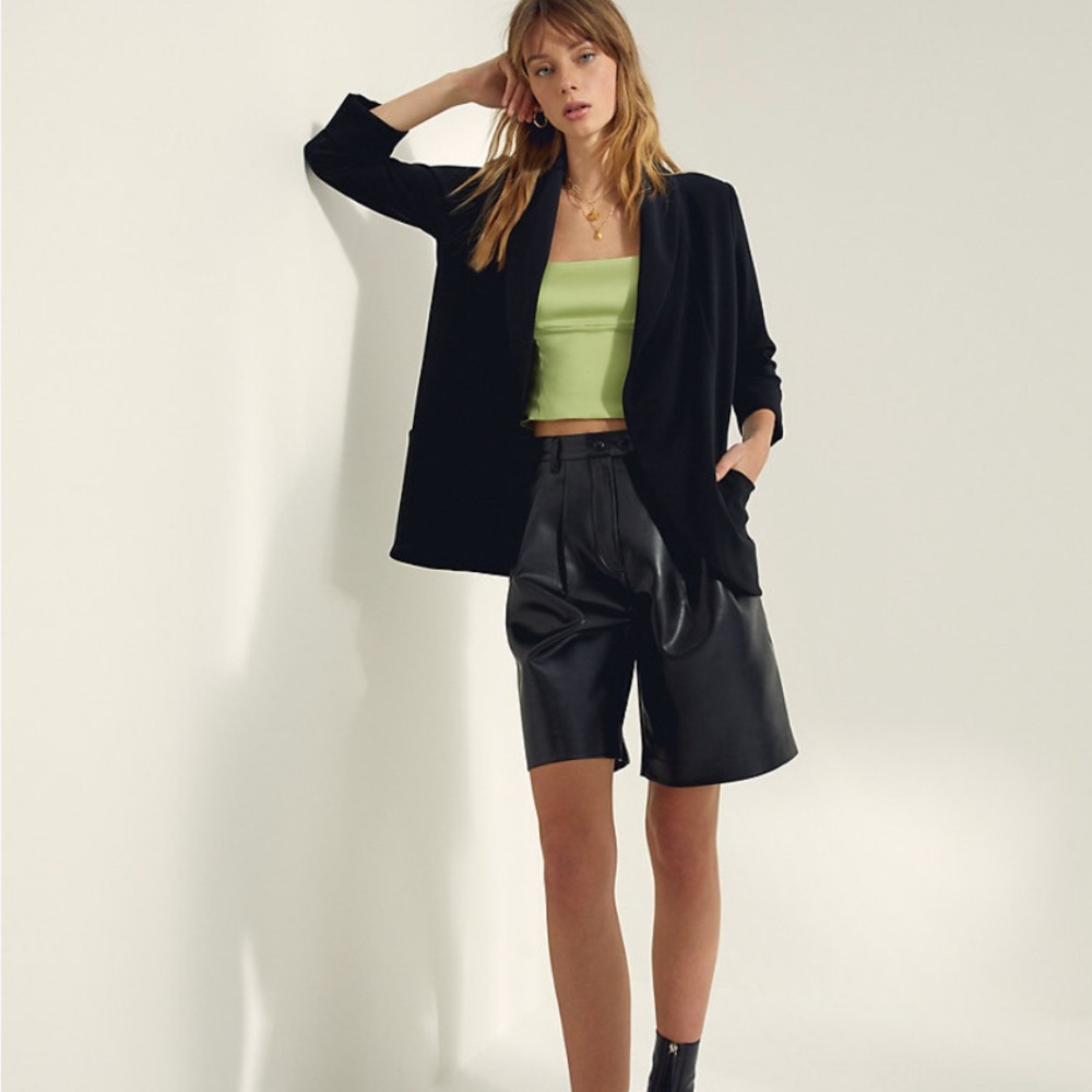 Aritzia Wilfred Black Cardigan Blazer
